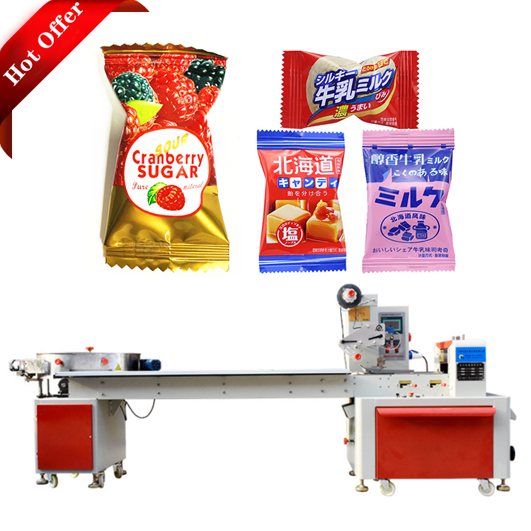 Square Brown Sugar Maltose Candy Packing Machine for Cheese Ball Caramel