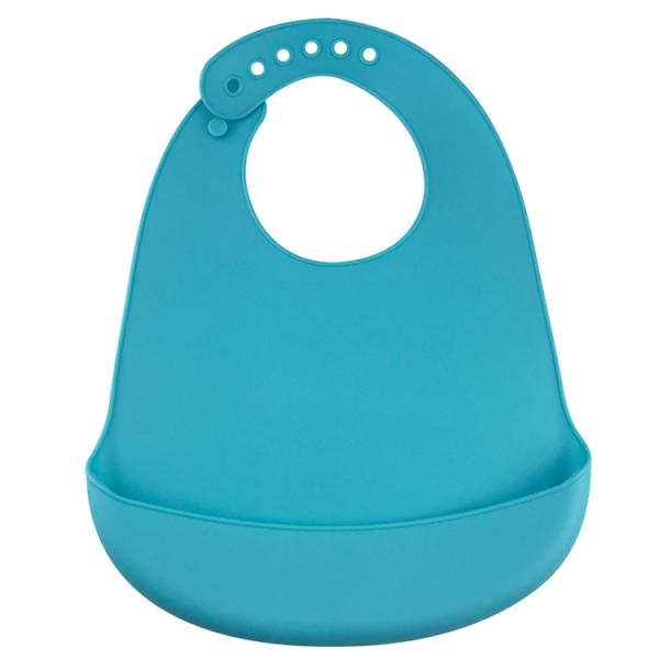 Octagonal Shape Silicone Placemat Plate Baby Spoons And Waterproof Bib