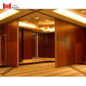 China Modern Dry Leather Folding Wall Partition Soundproof Movable wholesale