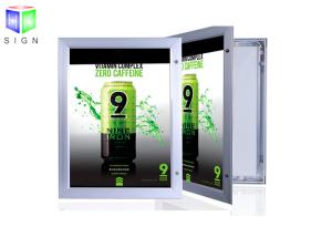 China Aluminum Profile Snap Lock Display Light Box Signs Outdoor Large Acrylic Sheet wholesale