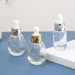 15ml 30ml 50ml Mini Luxury Unique Water Drop Shape Essential Hair Oil Dropper