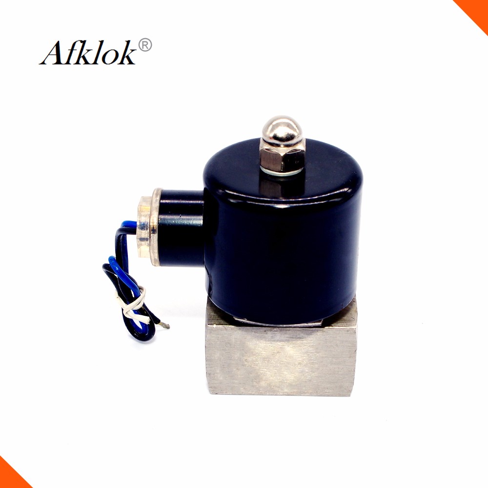 Stainless Steel Lpg Gas Solenoid Valve 1/4 Inch Media Temperature ≤150℃