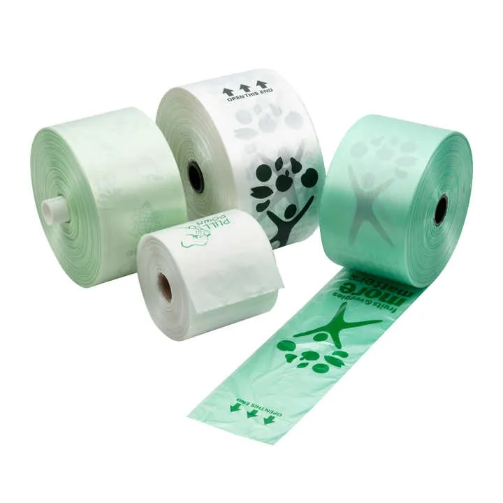 Custom Logo Storage Hand Food Pouch Plastic Produce Bag on Roll Food Storage Bag