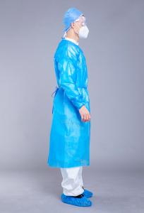 China Protect Healthcare 42g SS PE Disposable Isolation Gown wholesale