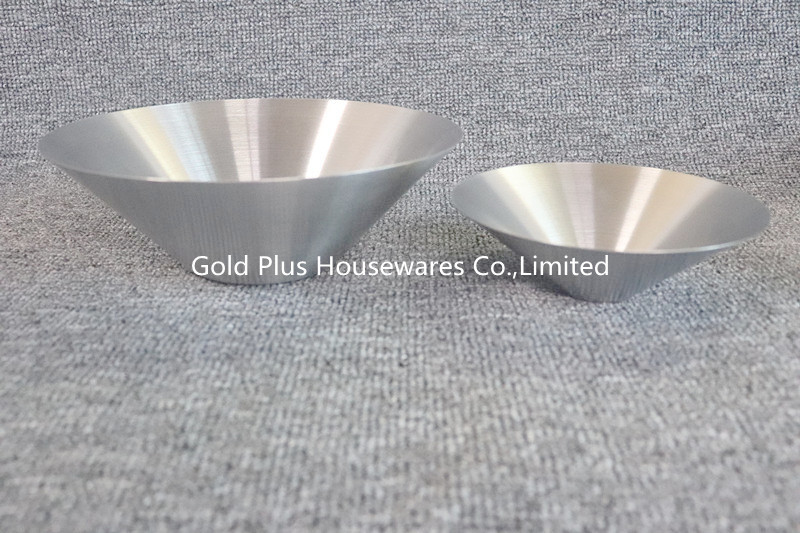 16cm Dia Stainless Steel Round Tray Wedding Cake Dessert Serving Bowl Fall Resistant