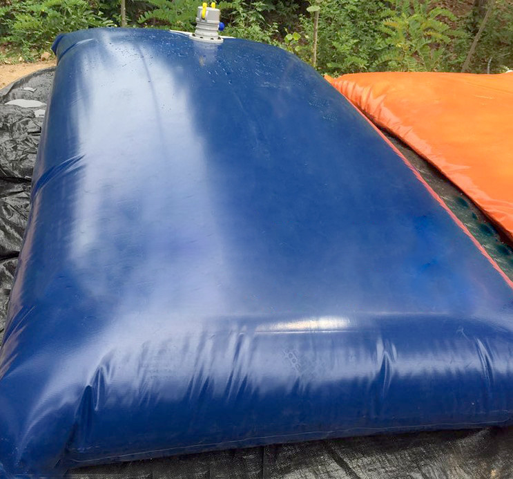 Water Storage Bladder Tanks Waterproof PVC Tarpaulin Anti - Static Treatment