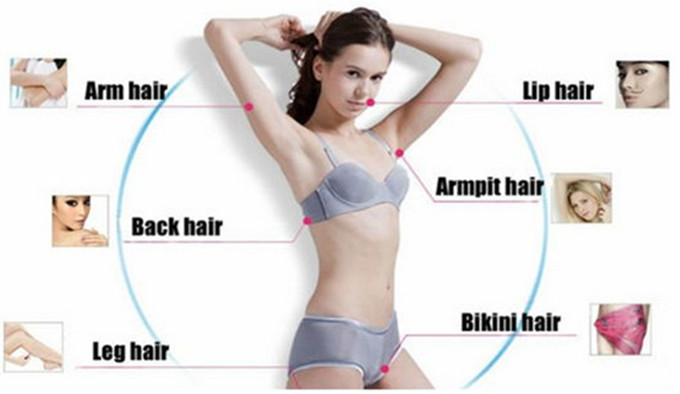 Permanent diode laser hair removal machine for Spa or Salon use