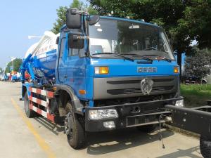 China 10 Ton Sewage Collection Truck Dongfeng 10cbm Vacuum Sewage Sucking Truck wholesale