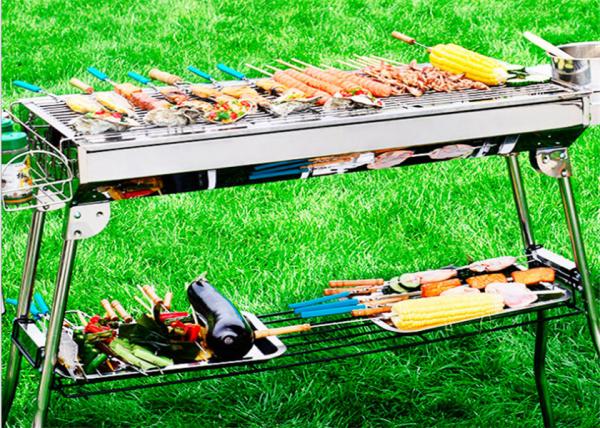 Factory price outdoor villa countryard Charcoal BBQ Grill Smoke BBQ grill for 5