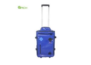 China 20 Inch Tarpaulin Carry On Luggage Bag With Packing Compartment wholesale