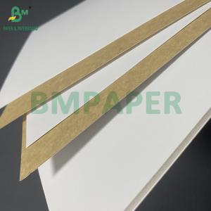 China 270gsm 300gsm Food Grade Coated White Top KLB Kraft Back Carrier Board 31&quot; 43&quot; wholesale