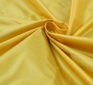 China Garment Gold Taffeta Fabric , 100% Polyester PU / PA Coated Polyester Taffeta wholesale