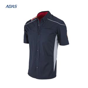 Custom Dye Sublimation Motorcycle Racing T Shirts Polo 100% Polyester