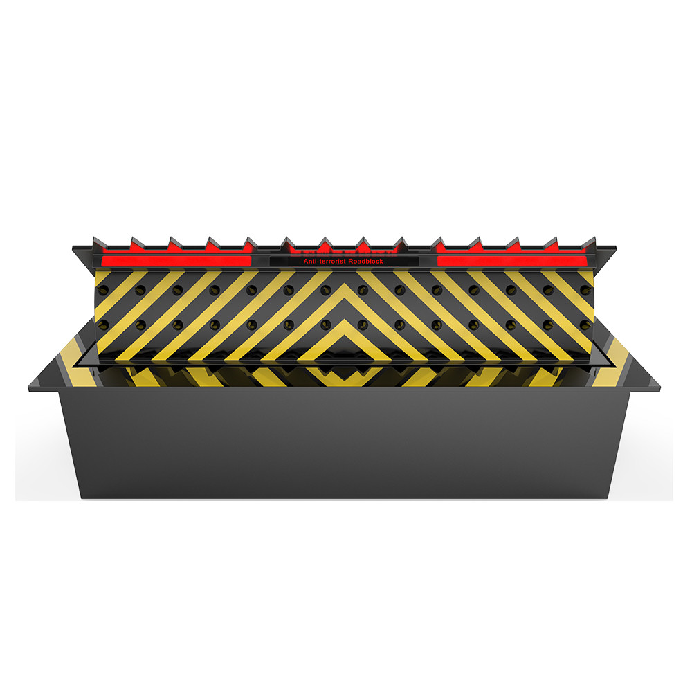 25mm Thickness Automatic Road Blocker A3 Steel Road Safety Traffic