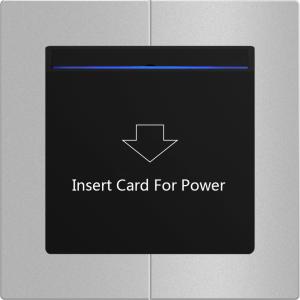 China Hotel Room Key Card Holder Save Energy Standard 86mm wall box installation wholesale