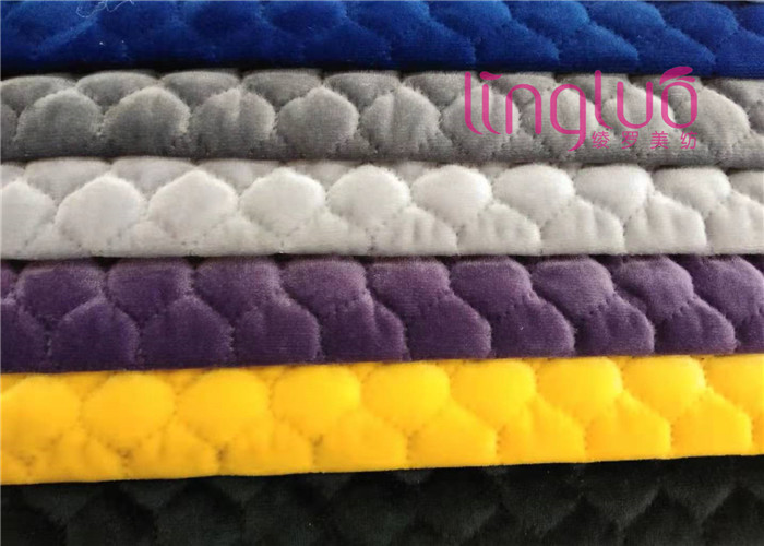 Imitation Super Bad Flower Sofa Set Cushion Cloth 180-400GSM Color Fastness