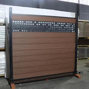 China Wood Plastic Composite Wpc Fence Panels Waterproof Outdoor 180 * 25mm wholesale