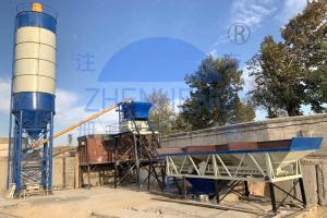 China HZS75 New Type Stationary Concrete Batching Plant / Concrete Mixing Plant wholesale