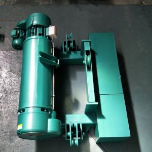 China 5T Monorail Travelling Electric Wire Rope Hoist Double Lifting Speed Low Headroom wholesale