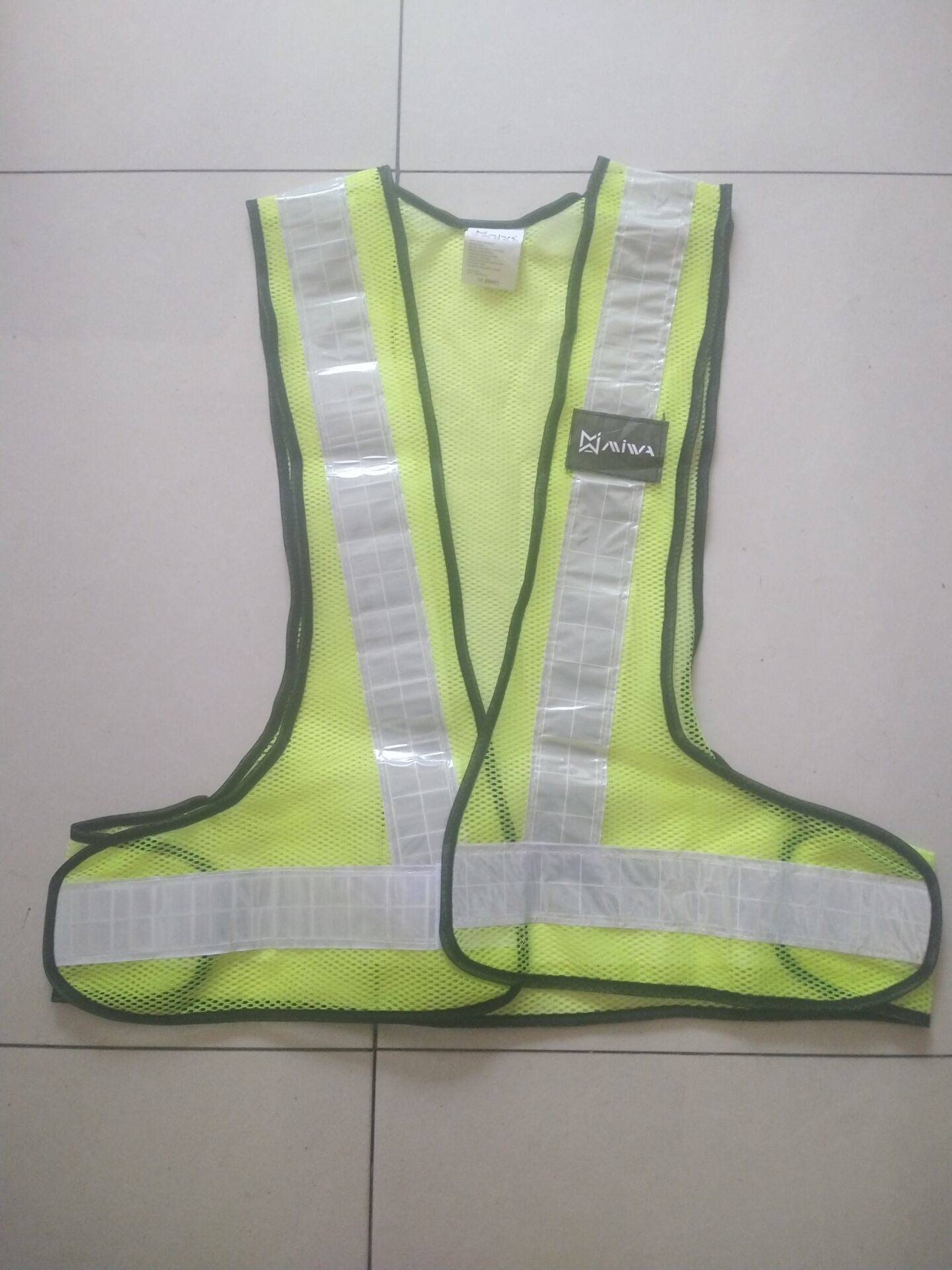 Adjustable Reflective Waist Belt Fluorescent Green Hi Vis Safety Belt