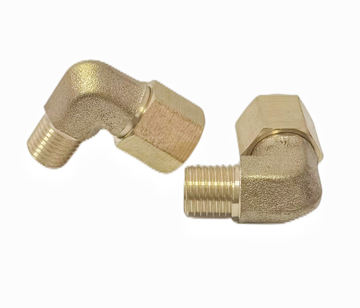 Brass Compression Tube Pipe Fitting 90 Degree Elbow Adapter OD X 1/4" NPT Male