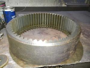 China Alloy Steel Forging Large Ring Gear Replacing Flywheel Ring Gear wholesale
