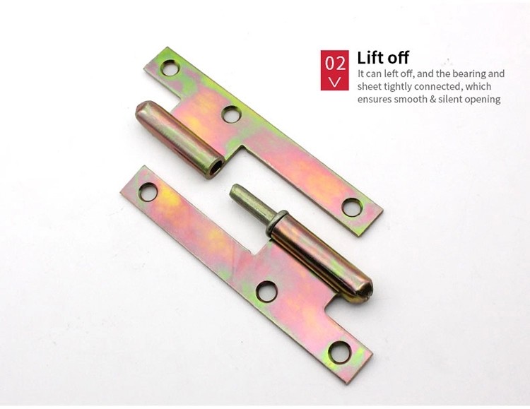 Left And Right 95mm H Cabinet Hinges Nickel Plated Round Head