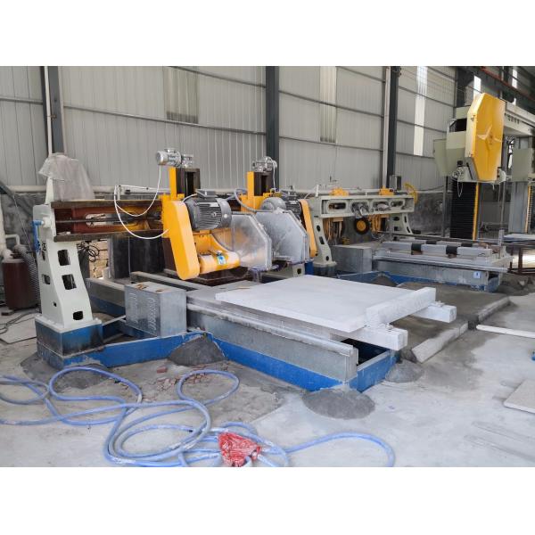 Double-Blade Automatic and Automatic Gantry-Fixed Edge Trimming Machine for Stone Edge Cutting