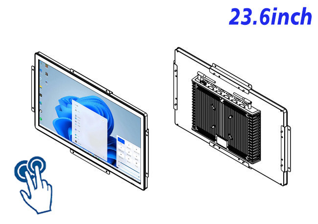 23.6-Inch Windows Touch Screen for Smart Retail and Logistics Monitoring