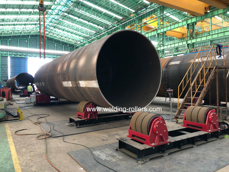 200 Ton Conventional Welding Rotator Heavy Duty With Pu Wheels