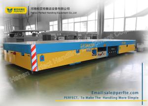 China Trackless Transfer Bogie Electric Trailer Trolley Low Noise Easy Operation wholesale