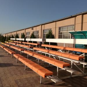 China Sports Stadiums Public Parks Seat Outdoor Metal Bleachers With Required Assembly wholesale