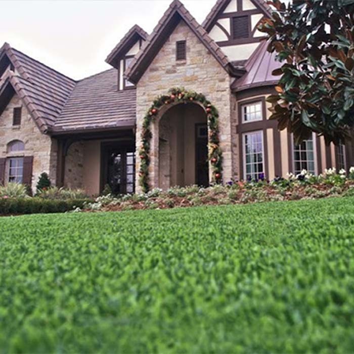 40mm 125 Stitches/M Green Landscape Artificial Grass In PP Material Used For Courtyard