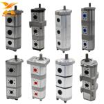 Excavator Double Bomba De Carga Hydraul Charge Pump High Pressure Hydraulic Gear