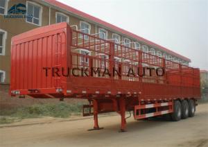 China Heavy duty 60 Tons Fence Semi Trailer ABS System For Bulk Cargo Transport wholesale