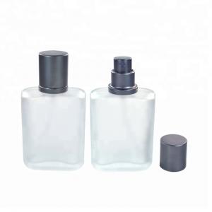 China Frost Refillable Glass Perfume Spray Bottles 100ml Car Perfume Refill Bottle wholesale