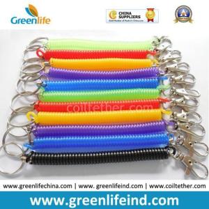 China Plastic Popular Spring Spiral Key Holder W/Executive Swivel wholesale