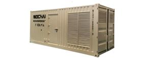 China CE Certified 550 KVA-1500 KVA Low Noise / Square Cabin Generator Set wholesale