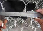 Corrosion Protection Metal Gabion Baskets 100 * 120 Mm Hole Size Nova-021