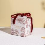 Gravnre Printing Customized Kraft Paper Gift Bags for Gift Craft Packaging