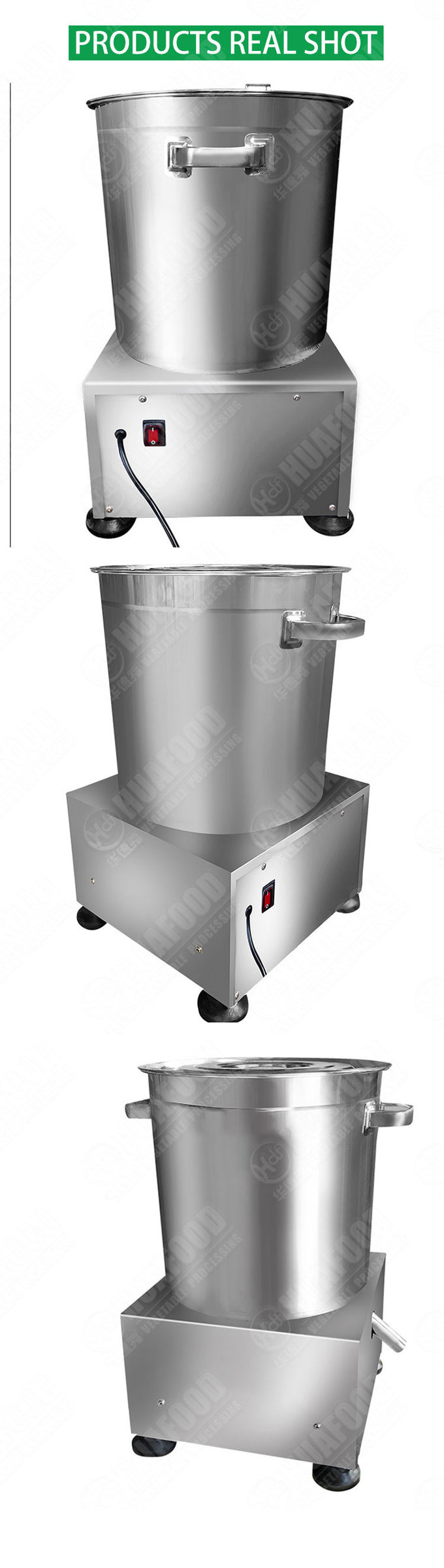 Multi - Function Food Dehydrator Machine For Fruit Centrifugal Dewatering
