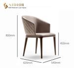 Restaurant Dinning Chair, Hotel Dinning Chair, Lobby Chair, PU Leather