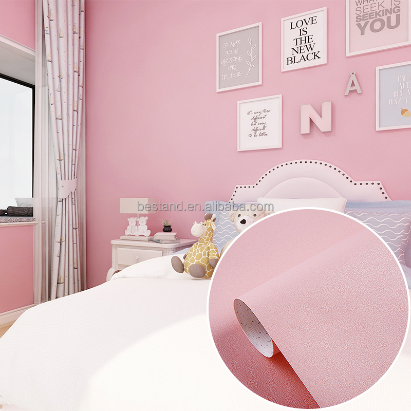Pure Color Self Adhesive Wallpaper for Wardrobe Renovation Waterproof and Oil-proof Kitchen Contact Paper