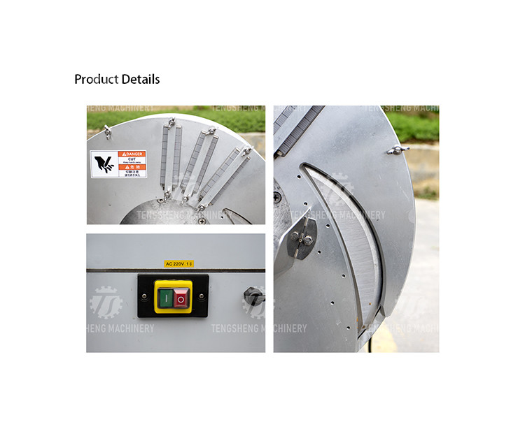 300KG/H Commercial Vegetable Cutter Ginger Potato Garlic Shredder