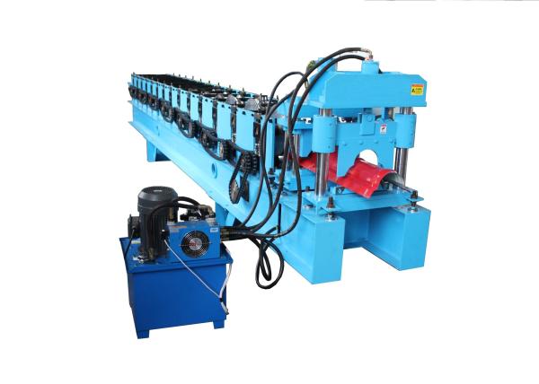 Quality 4kw 0.2mm Ridge Cap Roof Roll Forming Machine for sale