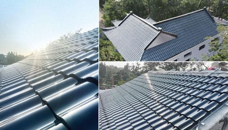 X-Solar Energy BIPV Roof Tiles Photovoltaic Solar Curve Tiles for Roof