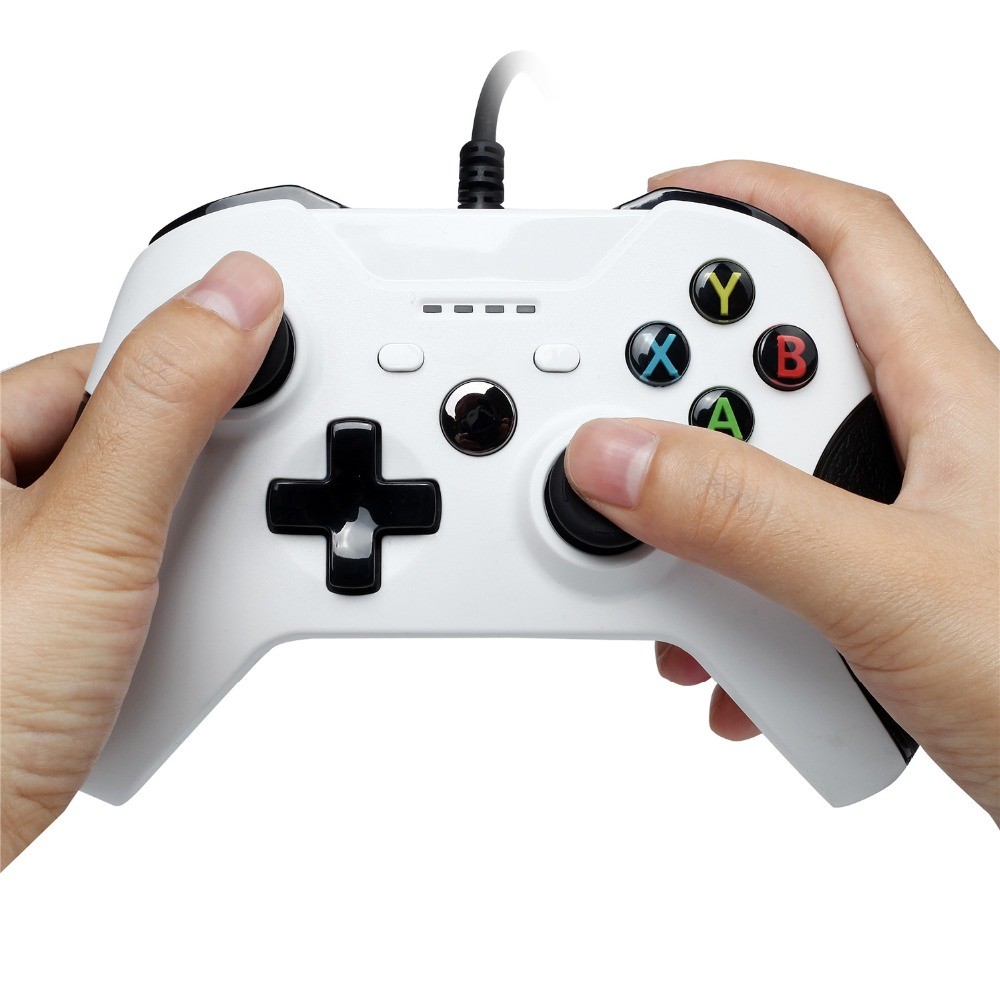 Factory cheap USB Wired Controller gamepad joystick for Xbox One S console white color