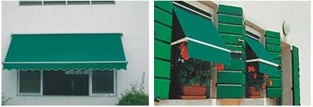 1.4m Aluminium Drop Arm Window Awning Light Retractable Awning