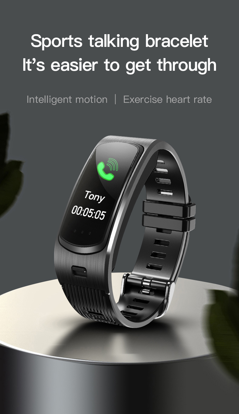 HL6 Smart Watch 0.96inch Android IOS Waterproof Silica 90MAH Gel IP67 Waterproof Smart Bracelet