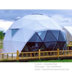 China Waterproof And Fireproof Glamping Hotel Dome Tent Geodesic Camping House Resort For Outdoor Events wholesale